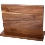 Dřevěný magnetický stojan na nože Easy Hnědá – Zboží Dáma
