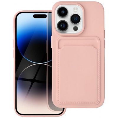 Pouzdro Forcell CARD CASE APPLE IPHONE 14 PRO růžové – Zboží Mobilmania