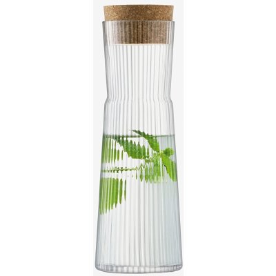 LSA International Karafa & korková zátka Gio čirá 1350 ml – Zboží Mobilmania
