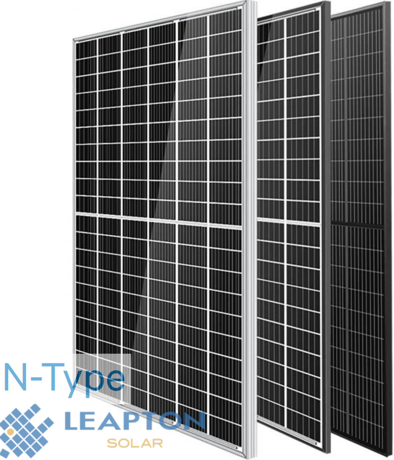 Leapton Solar Fotovoltaický solární panel N-Type 580Wp stříbrný rám