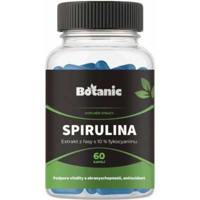 Botanic Spirulina Extrakt z řasy s 10 % fykocyaninu 60 kapslí – Hledejceny.cz