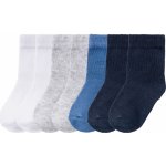 Lupilu Chlapecké ponožky BIO 7 párů bílá / šedá / modrá / navy modrá – Zboží Mobilmania