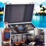 Contraband Dárkový kufr Blue Mauritius Gold 0,7 l – Zboží Mobilmania