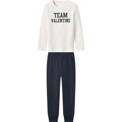 Esmara Kids pyžamo bílá navy modrá – Zboží Dáma