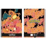 CyP Brands Spirálový sešit Pokémon Charizard A4 – Zboží Mobilmania