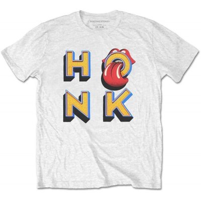 The Rolling Stones Honk Letters Bílá Grafika S Hudební tričko – Zboží Dáma