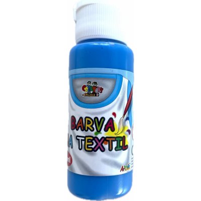Creatoys Barva na textil 60 ml modrá – Zboží Dáma
