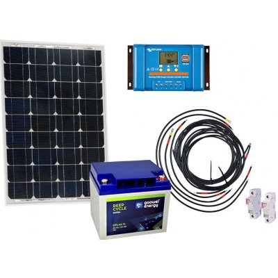 Victron Energy solární sestava pro karavan 55Wp + baterie Goowei 45Ah – Sleviste.cz