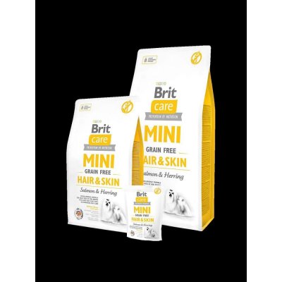 Brit Care Mini Grain-free Hair & Skin Salmon & Herring 0,4 kg – Zbozi.Blesk.cz