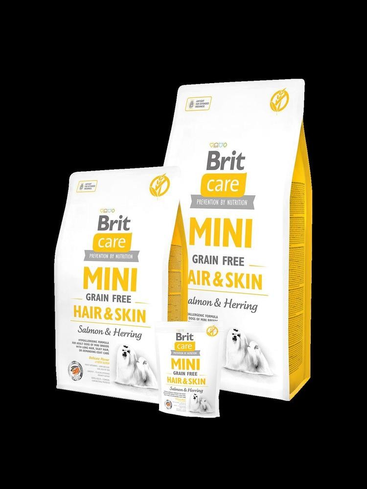 Brit Care Mini Grain-free Hair & Skin Salmon & Herring 0,4 kg