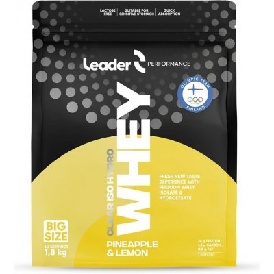 Leader Clear Iso Hydro Whey Protein 1800 g