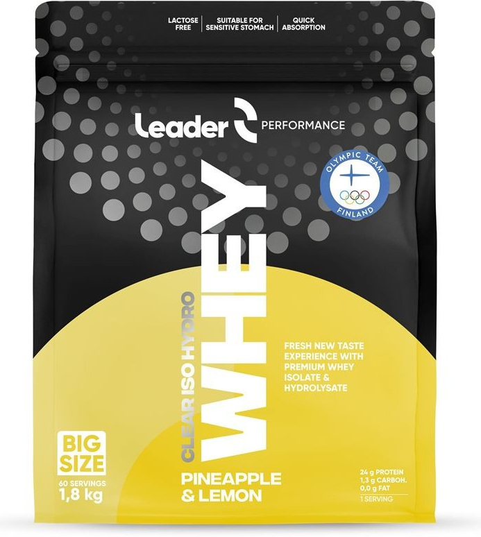 Leader Clear Iso Hydro Whey Protein 1800 g