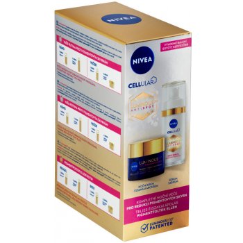 Nivea Cellular sérum proti pigmentovým skvrnám 30 ml + noční krém proti pigmentovým skvrnám 50 ml