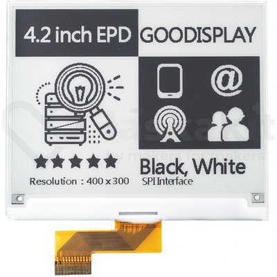 Good Display GDEY042T81 4.2" 400x300 ePaper displej – Zboží Živě