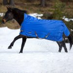 BUSSE Deka výběhová Rain Dear s vyšším krkem royal blue grey – Hledejceny.cz