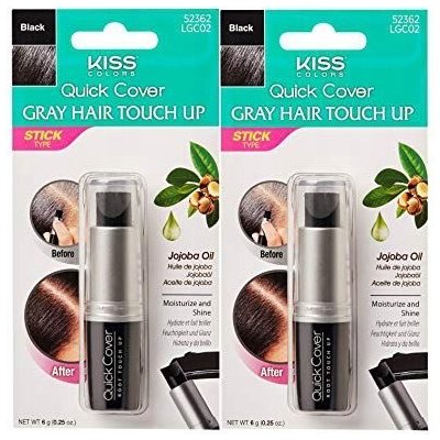 Kiss Rtěnka na krytí šedin a odrostů Black 6 g – Zbozi.Blesk.cz