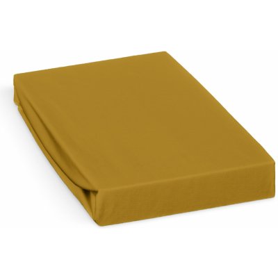 Polášek Prostěradlo Jersey hořčicové 90x200 – Zbozi.Blesk.cz