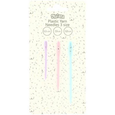 Natana pletací jehly 3 kusy – Zboží Mobilmania