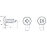 šroub do plechu 4.8x22 ZINEK límec DIN 968C-H – Zboží Mobilmania