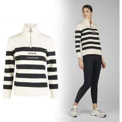 Pikeur Mikina Athleisure Sweater 6278 dámská bílá/černá – Zbozi.Blesk.cz