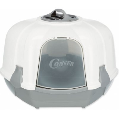 Trixie Rohové kryté WC MARO s filtrem a dvířky 60 x 43 x 52 cm – Zboží Dáma