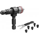 FORTUM nástavec nýtovací na vrtačku T, pro trhací nýty 2,4-6,4mm, CrMoV – Sleviste.cz