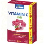 Vitar Vitamin C + zinek + echinacea a šípek 30+15 tablet – Hledejceny.cz