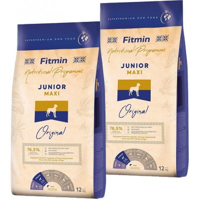 Fitmin Dog Maxi Junior 2 x 12 kg