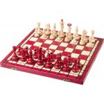 Dřevěné šachy ACE červené – Zbozi.Blesk.cz