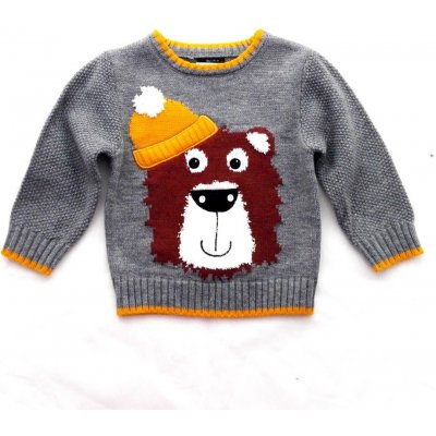 Dětský svetr šedý – Zbozi.Blesk.cz