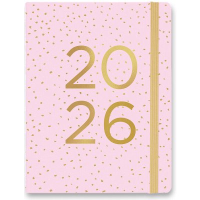 Filofax Notebook Confetti A5 týdenní 2026 Rose Quartz – Zboží Živě