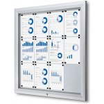 Jansen Display Venkovní uzamykatelná informační vitrína 12 x A4 – Zboží Dáma