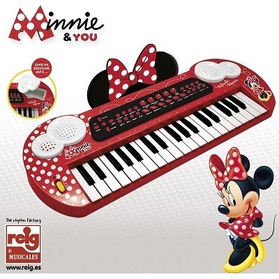 Reig Musicales Dětské elektronické pianko MINNIE & YOU 37 kláves – Zboží Dáma