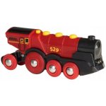 Brio 33592 Mohutná elektrická červená lokomotiva se světly – Hledejceny.cz