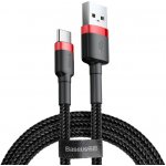 Levné Kryty Datový kábel Baseus Cafule Cable USB / USB-C QC3.0 3A 1m černo-červený – Zbozi.Blesk.cz