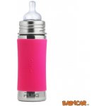Pura kojenecká nerezová láhev růžová 325 ml – Hledejceny.cz