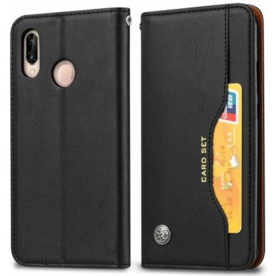 JustKing flipové peněženkové Huawei P30 Lite - černé – Zboží Mobilmania