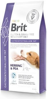 Brit Veterinary Diet Dog Grain Free Gastrointestinal Low Fat 2 x 12 kg