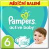 Plenky Pampers Active Baby 6 128 ks