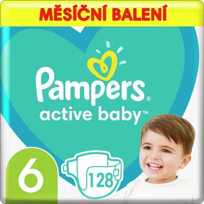 Pampers Active Baby 6 128 ks – Zbozi.Blesk.cz