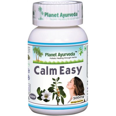 Planet Ayurveda Calm Easy zklidnění extrakt 500 mg 60 kapslí – Hledejceny.cz