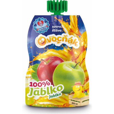 Ovocňák 100% šťáva jablko 200 ml – Sleviste.cz