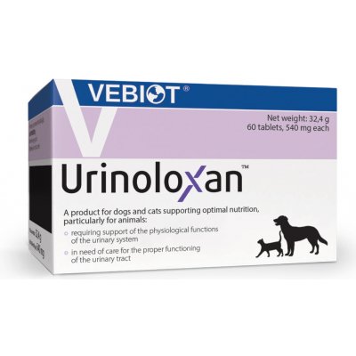 Urinoloxan pro psy a kočky 60 tbl Vebiot – Hledejceny.cz