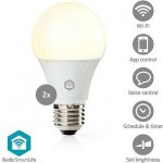 Nedis SmartLife chytrá LED žárovka E27 9W 806lm barevná + teplá/studená bílá, sada 2ks – Hledejceny.cz