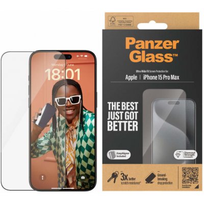 PanzerGlass Edge-to-Edge install kit, Apple iPhone 15 Pro Max 2812 – Zboží Mobilmania