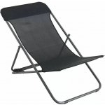 Sunfun FDS00118A Zahradní křeslo sklopné, 70 × 60 × 104,4, kov, textil, černé – Hledejceny.cz