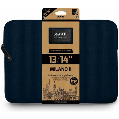 PORT DESIGNS Milano II ECO Sleeve 13/14'' tmavě modré 140721 – Hledejceny.cz