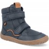 Dětské kotníkové boty Froddo Barefoot s membránou G3160204 dark blue