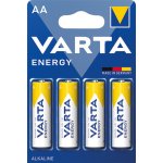 VARTA ALKALINE Energy AA 4ks 4106229414 – Zboží Živě