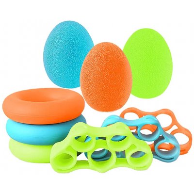 Line Sport Rehabilitační a cvičební pomůcky pro ruce 9 ks – Zboží Mobilmania